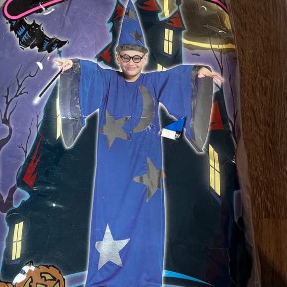 Wizard Robe and Hat Set Child Costume - Picture 1 of 3